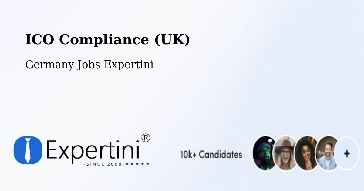 UK Data Protection & ICO Compliance – Zeitz - Germany Jobs Expertini